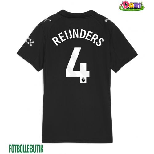 Manchester City Tijjani Reijnders #4 Bortatröja Kvinnor 2025-26 Kortärmad